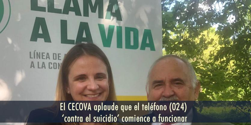 El CECOVA aplaude que el teléfono (024) ‘contra el suicidio’ comience a funcionar