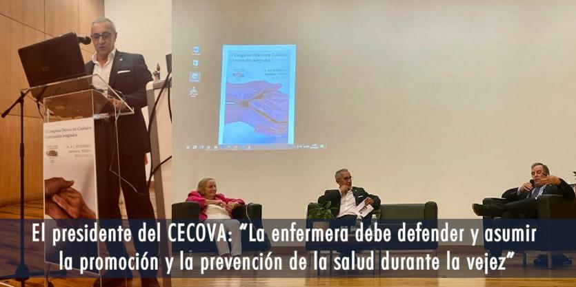El presidente del CECOVA: “La enfermera debe defender y asumir la promoción y la prevención de la salud durante la vejez”