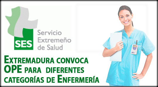 Extremadura convoca OPE para diferentes categorías de Enfermería