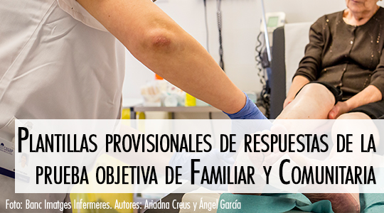 Publicadas las plantillas provisionales de respuestas de la prueba objetiva de Enfermería Familiar y Comunitaria