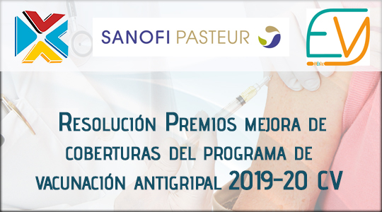 Resolución del tribunal evaluador de los Premios para proyectos de mejora de coberturas del programa de vacunación antigripal 2019-20 de la Comunidad Valenciana