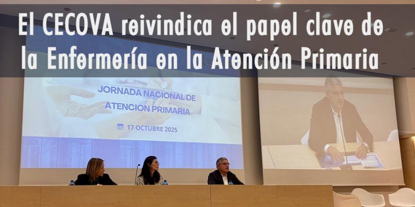 El CECOVA reivindica el papel clave de la Enfermería en la Atención Primaria