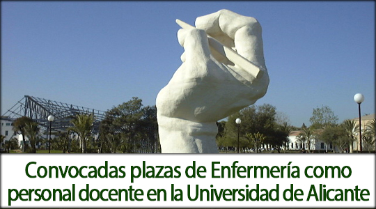La Universidad de Alicante convoca plazas de Enfermería como personal docente