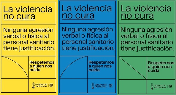'Respetemos a quien nos cuida', campaña de la Generalitat y colegios profesionales contra las agresiones al personal sanitario