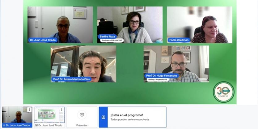 El presidente de CECOVA participa en una webinar internacional sobre IA para decisiones en salud desde São Paulo